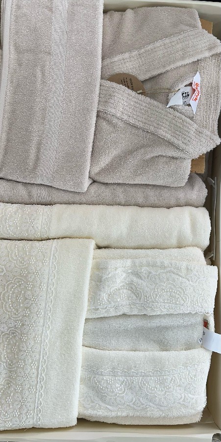 Özdilek Aile Bornoz Seti %100 Pamuk