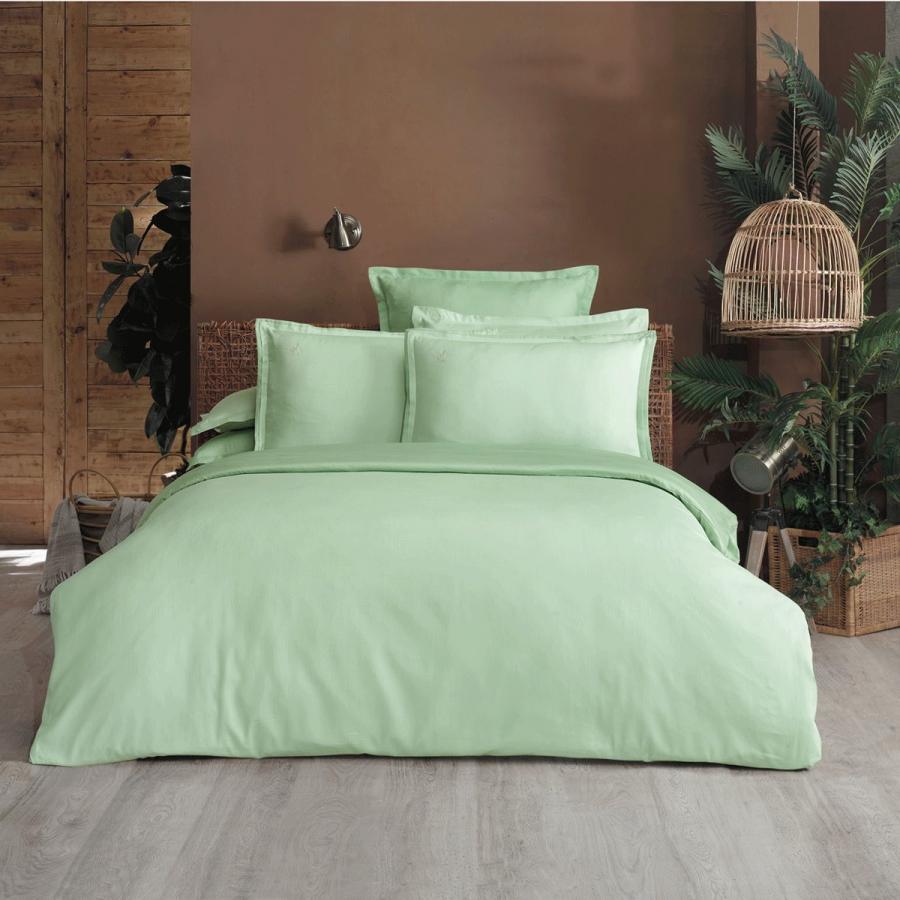 Sarev - Olive Armürlü v7 Çift Kişilik Nevresim Takımı