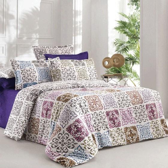 Sarev - Night Shine Pamuk Saten Çift Kişilik Nevresim Takımı